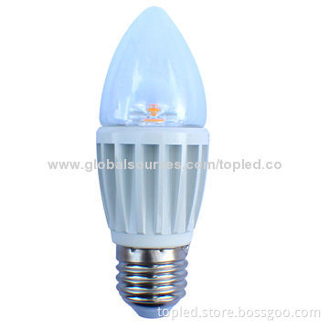 E27 7W LED Candle, 650lm, 2,700K, 80Ra CRI